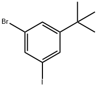 3-溴-5-碘-叔丁基苯,186772-43-0,结构式