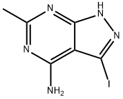 3-Iodo-6-methyl-1H-pyrazolo[3,4-d]pyrimidin-4-amine Structure