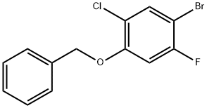 4-Benzyloxy-1-bromo-5-chloro-2-fluorobenzene Structure