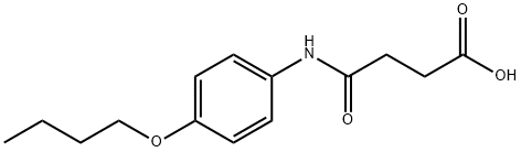 4-[(4-butoxyphenyl)amino]-4-oxobutanoic acid Structure