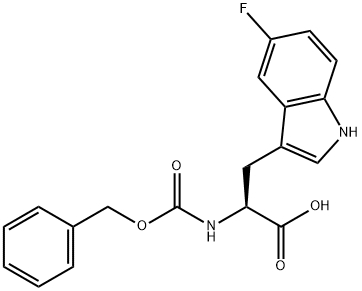 Cbz-DL-5-fluoroTryptophan Structure