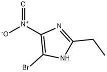 4-bromo-2-ethyl-5-nitro-1H-imidazole 化学構造式