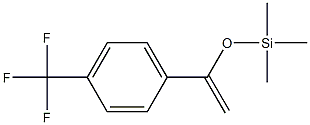 Silane, trimethyl[[1-[4-(trifluoromethyl)phenyl]ethenyl]oxy]- Struktur