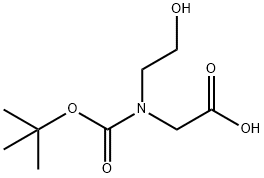 Glycine, N-[(1,1-dimethylethoxy)carbonyl]-N-(2-hydroxyethyl)-,189160-67-6,结构式