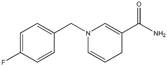 3-Pyridinecarboxamide, 1-[(4-fluorophenyl)methyl]-1,4-dihydro-,1893-57-8,结构式