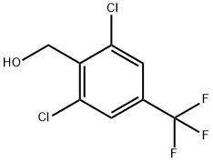 (2,6-Dichloro-4-(trifluoromethyl)phenyl)methanol Structure