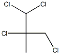 Propane, 1,1,2,3-tetrachloro-2-methyl-,18963-01-4,结构式