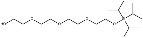 3,3-diisopropyl-2-methyl-4,7,10,13-tetraoxa-3-silapentadecan-15-ol Structure