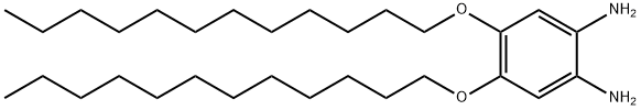 1,2-ビス(ドデシルオキシ)-4,5-ジアミノベンゼン 化学構造式