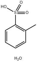 2-Methylbenzenesulfonic acid hydrate Structure