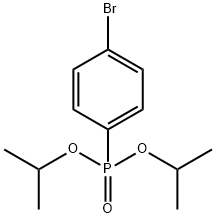 Phosphonic acid, (4-bromophenyl)-, bis(1-methylethyl) ester Struktur