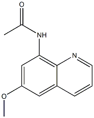 N-(6-methoxyquinolin-8-yl)acetamide Structure