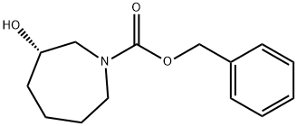 (S)-BENZYL 3-HYDROXYAZEPANE-1-CARBOXYLATE Structure