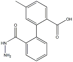 Benzoic acid,4-methyl-, 2-benzoylhydrazide 化学構造式