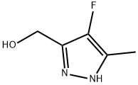 (4-fluoro-5-methyl-1H-pyrazol-3-yl)methanol Structure