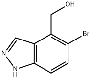 (5-bromo-1H-indazol-4-yl)methanol Structure