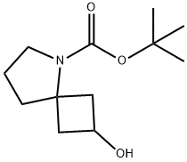 TERT-BUTYL 2-HYDROXY-5-AZASPIRO[3.4]OCTANE-5-CARBOXYLATE Struktur