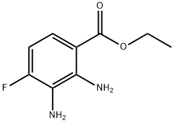 2,3-二氨基-4-氟苯甲酸乙酯,1936001-93-2,结构式