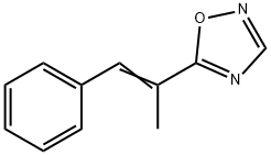 (E)-5-(1-phenylprop-1-en-2-yl)-1,2,4-oxadiazole Structure