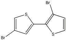 2,2'-Bithiophene, 3,4'-dibromo- Structure