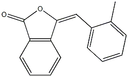 1(3H)-Isobenzofuranone, 3-[(2-methylphenyl)methylene]- Structure