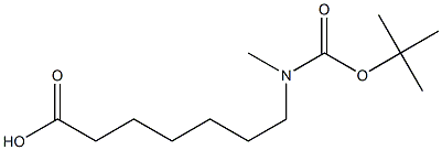 7-((叔丁氧基羰基)(甲基)氨基)庚酸, 194718-11-1, 结构式