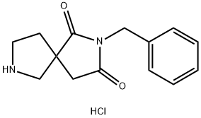 2-Benzyl-2,7-diazaspiro[4.4]nonane-1,3-dione hydrochloride, 1949836-83-2, 结构式