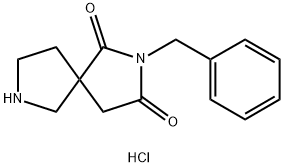 2-Benzyl-2,7-diazaspiro[4.4]nonane-1,3-dione hydrochloride Structure