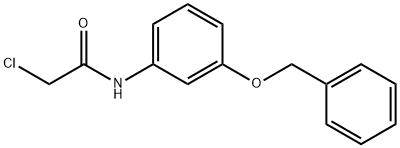 N-(3-(苄氧基)苯基)-2-氯乙酰胺,19514-98-8,结构式