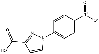 1-(4-硝基苯基)-1H-吡唑-3-羧酸,19532-43-5,结构式