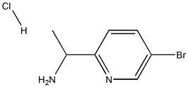 1-(5-BROMOPYRIDIN-2-YL)ETHAN-1-AMINE HYDROCHLORIDE Struktur