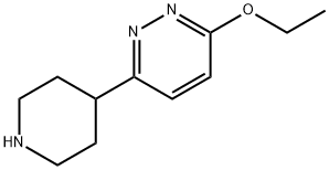 3-ethoxy-6-(piperidin-4-yl)pyridazine Structure