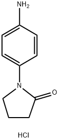 1-(4-氨基苯基)吡咯烷-2-酮盐酸,1956354-60-1,结构式