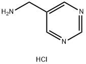 (pyrimidin-5-yl)methanamine dihydrochloride 化学構造式