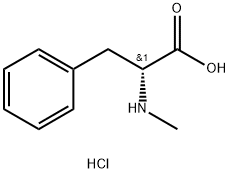 (R)-2-(Methylamino)-3-phenylpropanoic acid hydrochloride Structure