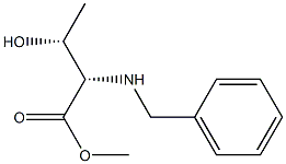 L-Threonine, N-(phenylmethyl)-, methyl ester Struktur