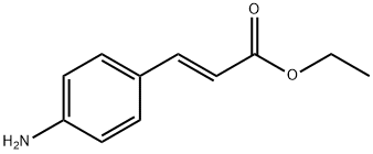 ethyl (E)-3-(4-aminophenyl)prop-2-enoate Struktur