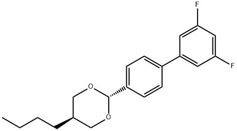 1,3-Dioxane, 5-butyl-2-(3',5'-difluoro[1,1'-biphenyl]-4-yl)-, trans-|反式-5-丁基-2-(3',5'-二氟[1,1'-联苯]-4-基)-1,3-二恶烷