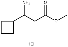 methyl 3-amino-3-cyclobutylpropanoate hydrochloride|甲基 3-氨基-3-环丁基丙酯盐酸