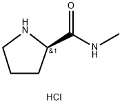 N-methyl-D-prolinamide hydrochloride Struktur