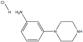 3-piperazin-1-ylaniline:hydrochloride Structure