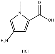 4-AMINO-1-METHYL-1H-PYRROLE-2-CARBOXYLIC ACID HCL Struktur