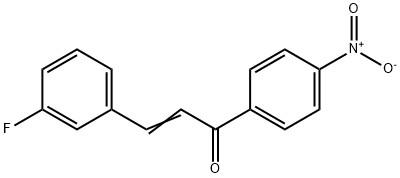 (2E)-3-(3-fluorophenyl)-1-(4-nitrophenyl)prop-2-en-1-one Structure