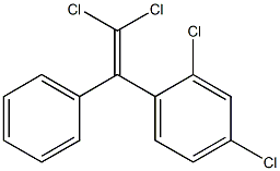 Benzene, 2,4-dichloro-1-(2,2-dichloro-1-phenylethenyl)- Struktur