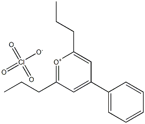 Pyrylium, 4-phenyl-2,6-dipropyl-, perchlorate Struktur