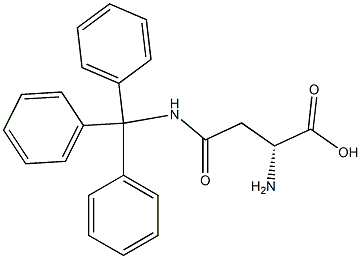 N-GAMMA-TRITYL-D-ASPARAGINE Structure