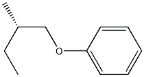 Benzene, (2-methylbutoxy)-, (S)- Struktur