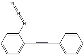 Benzene, 1-azido-2-(phenylethynyl)- 化学構造式