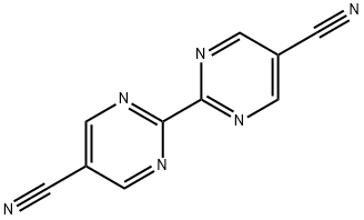 [2,2'-Bipyrimidine]-5,5'-dicarbonitrile 化学構造式