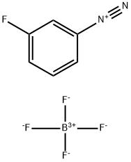 Benzenediazonium, 3-fluoro-, tetrafluoroborate(1-) Structure